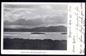 Vermont Island Scene Lake Memphremagog pm1905 Und/B