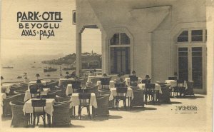 turkey, CONSTANTINOPLE, Park Otel, Beyoğlu'nun Ayaspaşa (1930s) J. Weinberg RPPC
