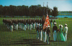 Maryland Annapolis Parade With Naval Academy Color Girl United States Naval A...