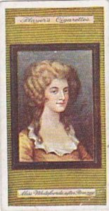 Players Vintage Cigarette Card Miniatures No 8 Miss Whitefoorde  1923