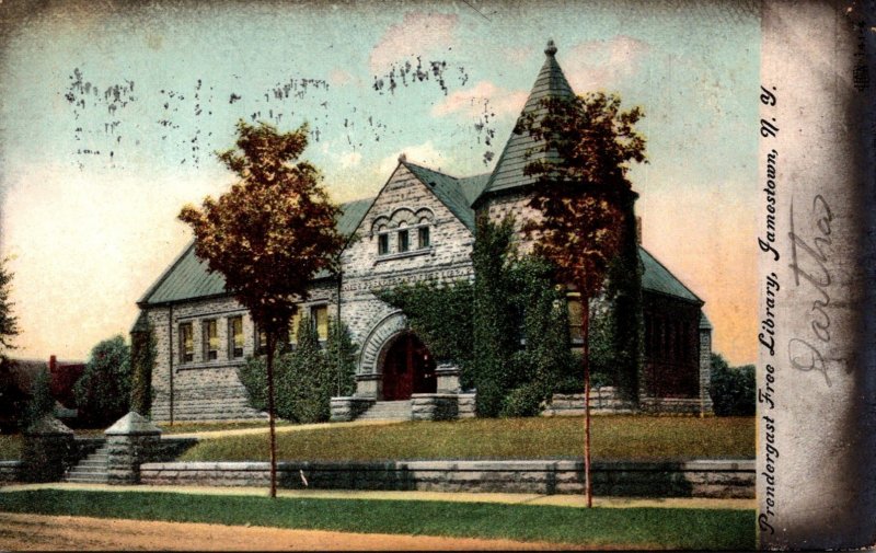 New York Jamestown Prendergast Free Library 1908