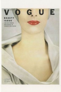 Victoria Von Hagen Vogue Magazine 1952 Photo Postcard