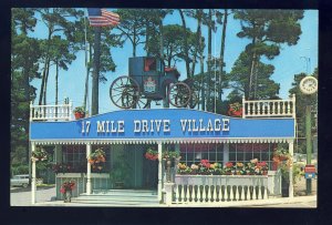 Pacific Grove, California/CA Postcard, 17 Mile Drive Village