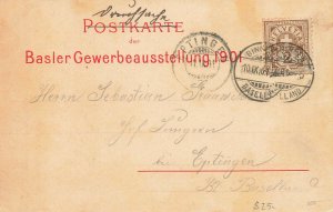 Basler Gewerbe-Ausstellung Mai-October 1901 Postcard
