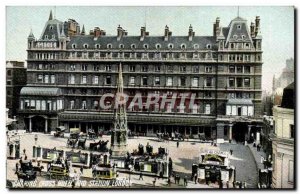 Great Britain London london Old Postcard Charing Cross Station Hotel and Resort
