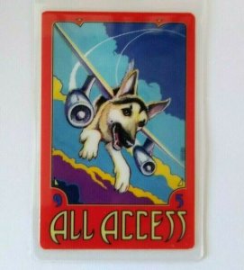 Tom Petty And The Heartbreakers Backstage Pass Dogs With Wings Tour Husky 1995