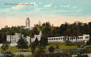 Vintage Postcard 1910's Belle Vista Castle Lambert Castle Paterson New Jersey NJ