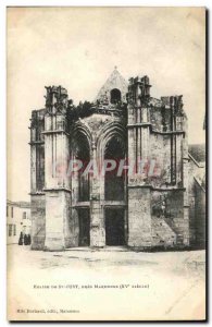 Postcard Ancient Church of St Just Pres Marennes Fifteenth Century