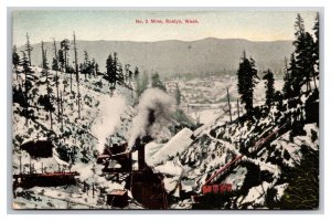 No 2 Mine Roslyn Washington WA UNP DB Postcard L19