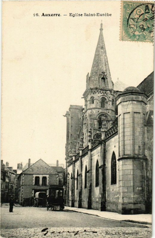 CPA Auxerre - Eglise Saint-Eusebe FRANCE (960429)