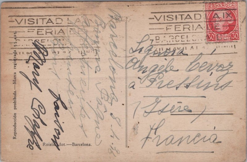 Spain Barcelona Plaça de Francesc Macia Postcard C304