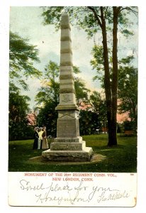 CT - New London. 21st Regiment, Connecticut Volunteers Monument