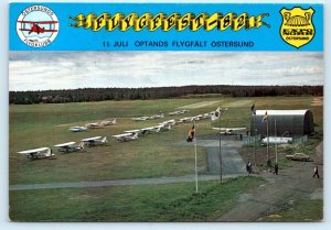 OPTANDS OSTERSUND AIRPORT, Sweden ~ FLYGFEST 1982 ~ Airplanes 4x6 Postcard