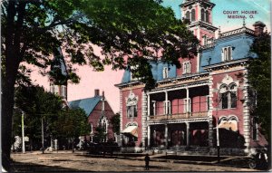 USA Court House Medina Ohio Vintage Postcard C007