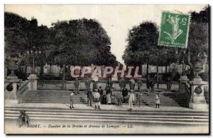 Niort - Steps Breche and Avenue de Limoges - Old Postcard