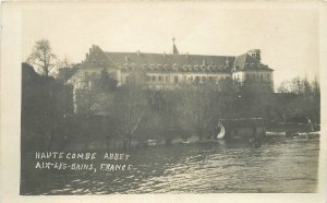 Postcard RPPC France Aix-Les Baines Haute Combe Abbey C-1910