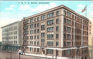 Seattle, WA Washington   YMCA BUILDING    1910's Vintage Postcard