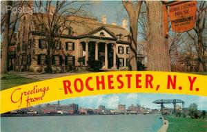 NY, Rochester, New York, Panoramic View, George Eastman House of Photography