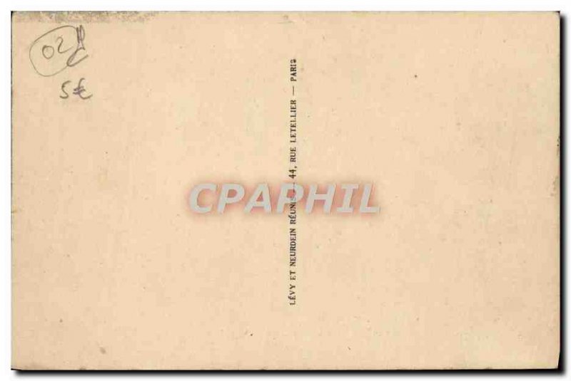 Old Postcard Coucy Le Chateau L & # 39Eglise