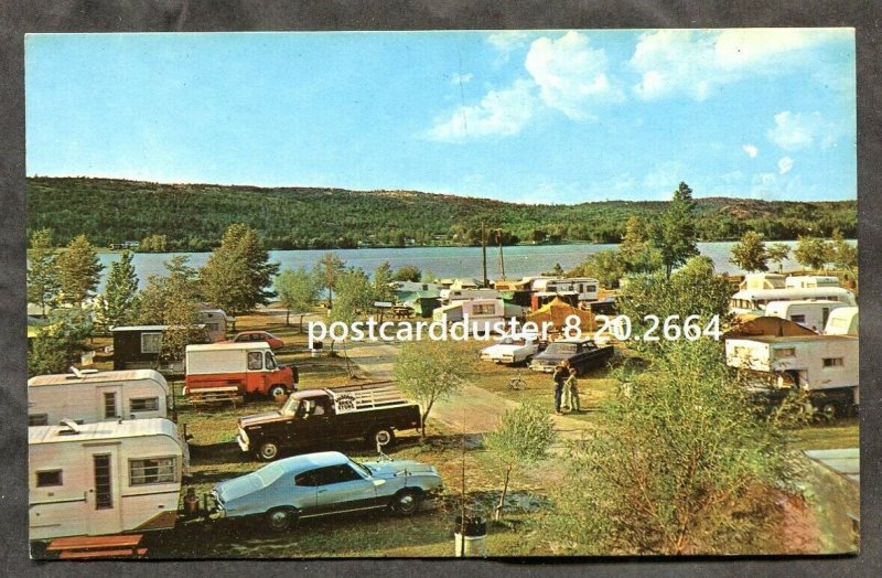 h3686 - Near SUDBURY Ontario 1970s Carol's Trailer Camp Postcard