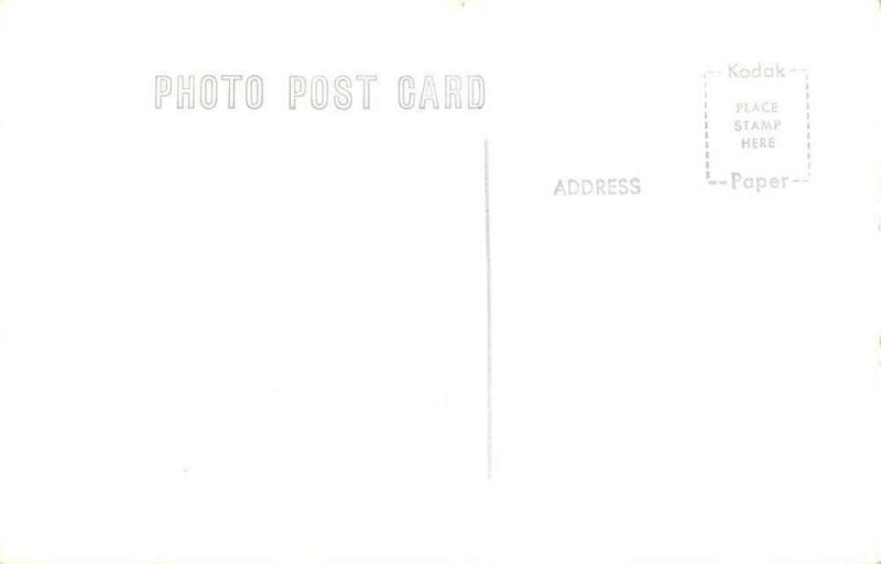 Nahcotta Washington Megler Nahcotta Train Crew Real Photo Postcard AA10604 