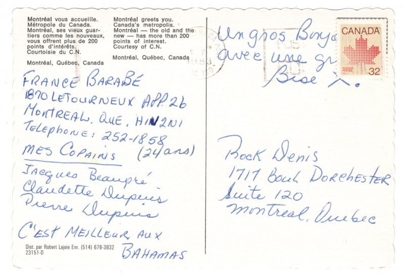 Panoramic View of Montreal, Quebec, Canada