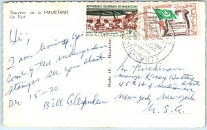 Postcard - Un Fort, Souvenir de la Mauritania