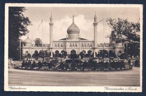 Concert Hall Tivoli Copenhagen Denmark unused c1920