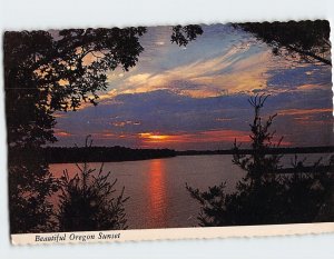 Postcard Beautiful Oregon Sunset, Oregon