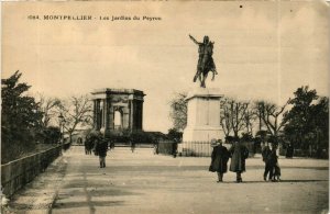 CPA MONTPELLIER Les Jardins du Peyrou statue (984394)