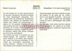 Postcard Modern Amazonia Brasil