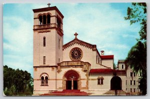 Postcard FL Dade City Cathedral Located At St. Leo College