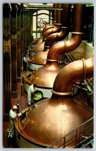 Beer~Wisconsin~The Brew House Kettles @ Pabst Milwaukee Brewery~Vintage Postcard