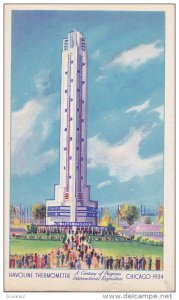 Havoline Thermometer , Exposition , Chicago  , Illinois , 1934 - PU-1943