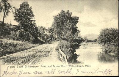 Williamstown MA South Williamstown Road Rotograph c1910 O...