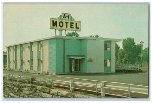 c1960's A-1 Motel 238 N. Genessee Street Utica New York NY Vintage Postcard