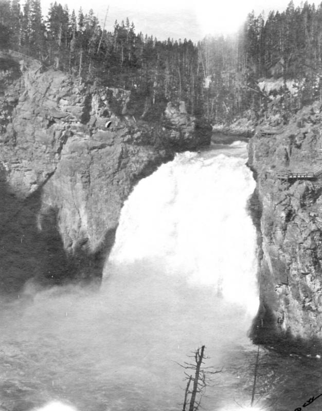 Real Photo, Yellowstone, c. 1920s, David Walker, signed