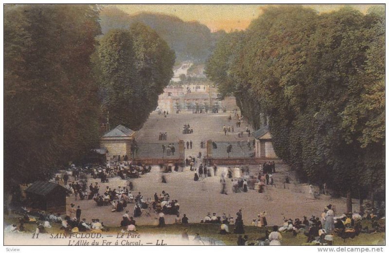 Le Parc, L'Allee Du Fer A Cheval, Saint-Cloud (Hauts De Seine), France, PU-1912