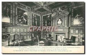 Old Postcard Chateau d'Ancy le Franc House Judith