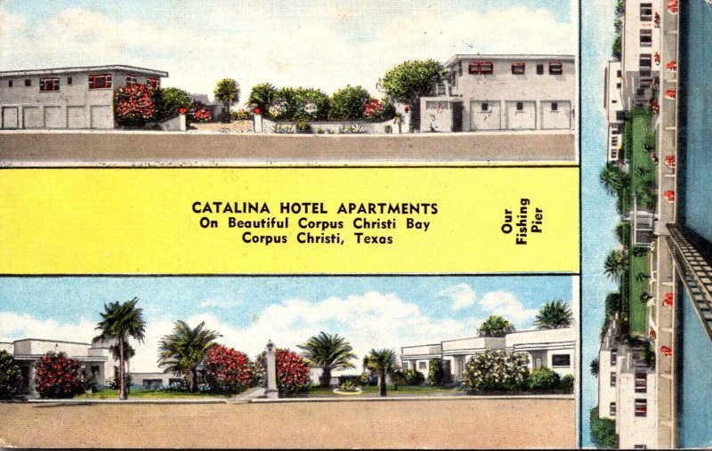 Texas Corpus Christi Catalina Hotel Apartments 1954