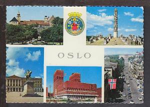 Multi View Oslo Norway Postcard BIN 1580
