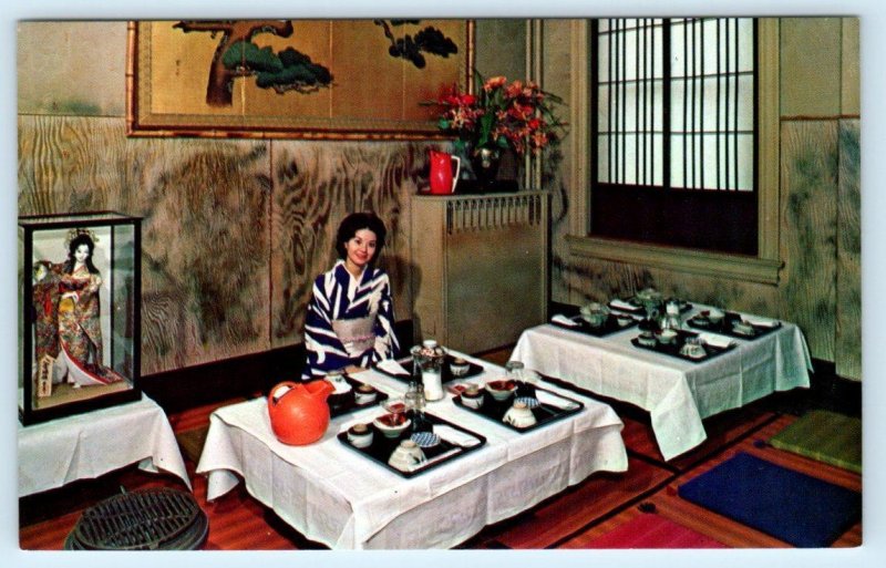 2 Postcards WASHINGTON D.C. ~ Japanese Restaurant TOKYO SUKIYAKI c1960s