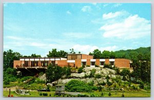 Groton Connecticut~View Of Dellessandro Hall @ Naval Submarine Base~Vintage PC