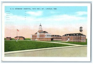 c1910's US Veteran's Hospital 74th And J St. Lincoln Nebraska NE Posted Postcard