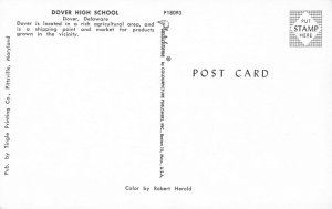 Postcard High School Dover Delaware 