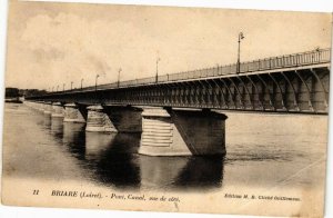 CPA BRIARE - Pont-Canal vue de cote (228094)