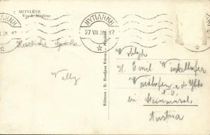 greece, LESBOS MYTILENE METELIN, Panorama (1931) RPPC Postcard