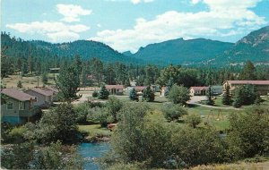 Colorado Estes Park Timberlane Motor Lodge Clark roadside Postcard 22-2052