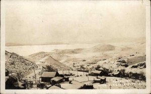 POGONIP over Virginia City NV 1941 Used Real Photo Postcard