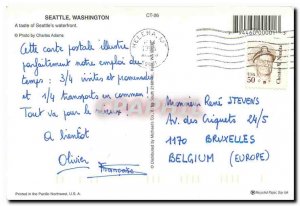 Postcard Modern Seattle Waterfront